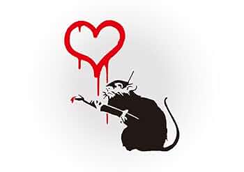 BANKSY バンクシー ラブラット LOVE RAT Love Rat, 2004 - Banksy Explained