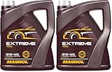 Mannol   7915 Extreme Huile Moteur synthétique   5W40   ACEA A3/B4   API SN/CH 4 5 l (Lot de 2)