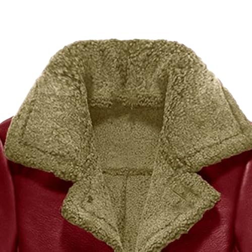 Chaqueta bomber de cuero vintage para hombre miniatura 2