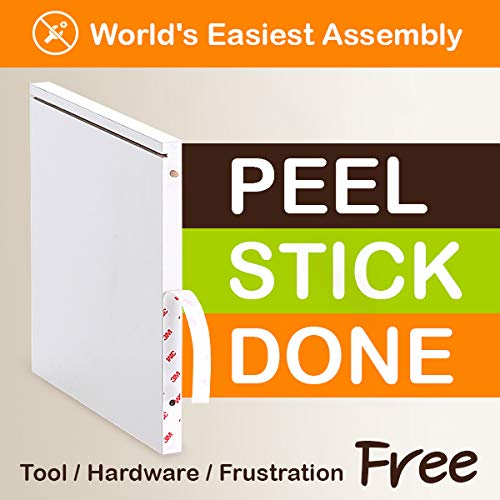 Way Basics Media Storage Rack Shelf Organizer Holds 30 PS5 Games, DVDs, Blu-Rays (Tool-Free Assembly And Uniquely Crafted From Sustainable Non Toxic zBoard Paperboard), Black