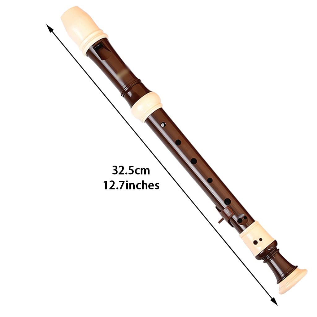flöte Britische Tonart C Sopranblockflöte, Das Team Verwendet Flöte Instrument, Professionelle Barocke Blockflöten, Mit Aufbewahrungsbeutel + Reinigungsstäbchen