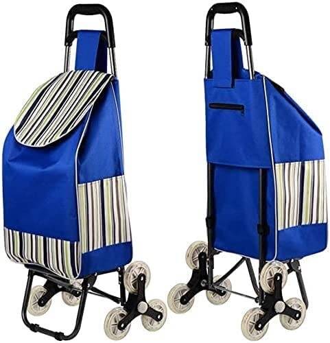 Einkaufstrolley Zusammenklappbarer Einkaufswagen Zusammenklappbarer Einkaufswagen, Großer Und Leichter Mehrzweckwagen… – Bild 3