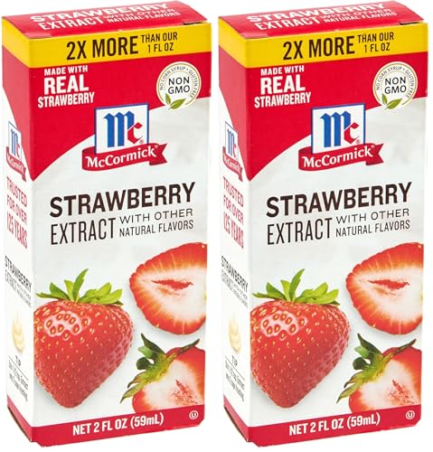 Image of McCormick Strawberry Extract with Other Natural Flavors, 2 fl oz (Pack of 2)