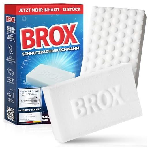 Scotch-Brite Magic Schmutzradierer, 6 Stück, Radierschwamm für saubere Oberflächen, Entfernt mühelos zahlreiche Flecken und Verschmutzungen 2 Schmutzradierer Wand 18 Magic Eraser - Radierschwamm auch als Sneaker Reiniger - Robuster Magic Schwamm universell und wiederverwendbar Zauberschwamm