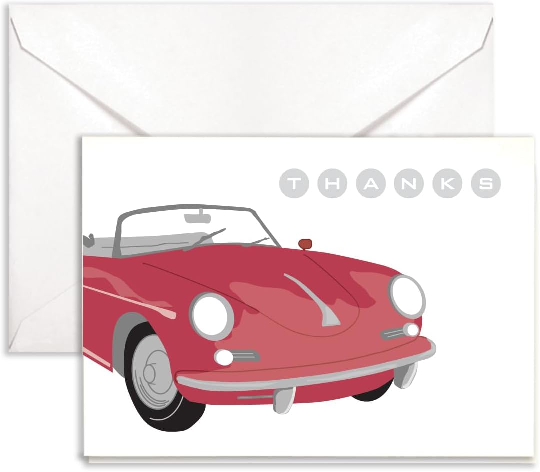 Car Thank You Cards - Pack of 24-5 x 3.5