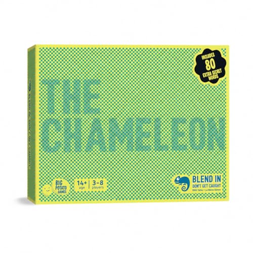 The Chameleon: Award-Winning Bluffing Board Game for Family, Adults & Friends | Includes 80 Extra...