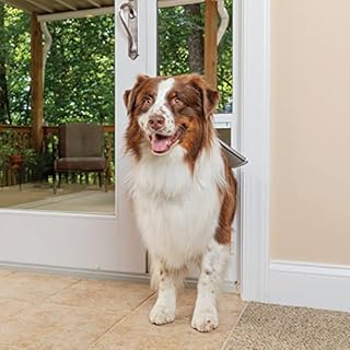 PetSafe 1-Piece Sliding Glass Pet Door for Dogs & Cats - Adjustable Height 75 7/8