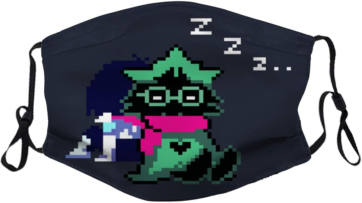 Ralsei and Kris DeltaRune Fashionable face mask Suitable for Most