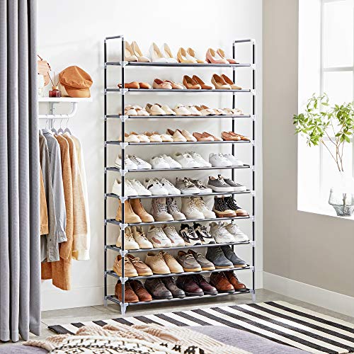 Schuhregal mit 10 Ebenen für Schuhaufbewahrung und Organisation