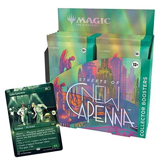Magic: The Gathering Streets of New Capenna Collector Booster Box | 12 Packs + 1 Box Topper (181 Magic Cards)