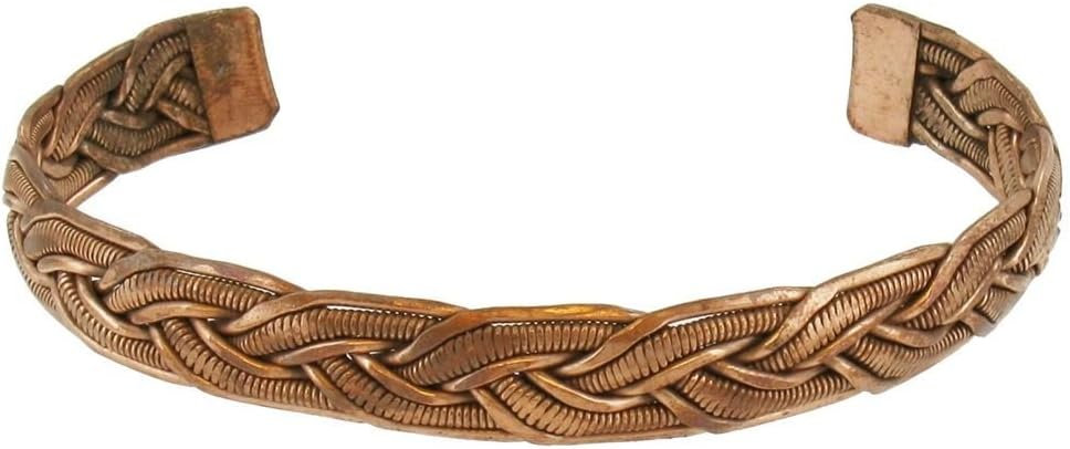 Windrose Bracelet Braided Copper, 1 EA