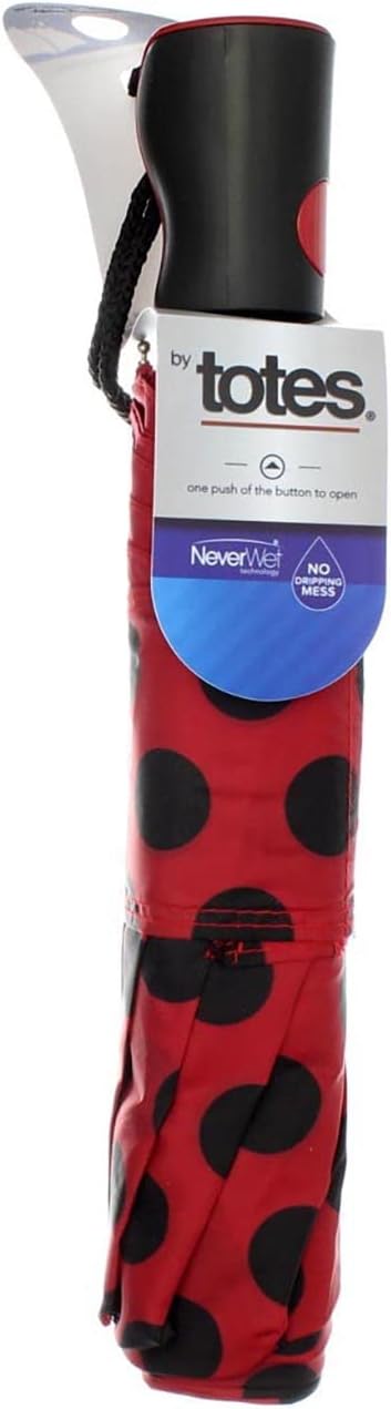 Totes Raines Umbrella Auto Open 11 Inch Large (Assorted Colors) (2 Pack)