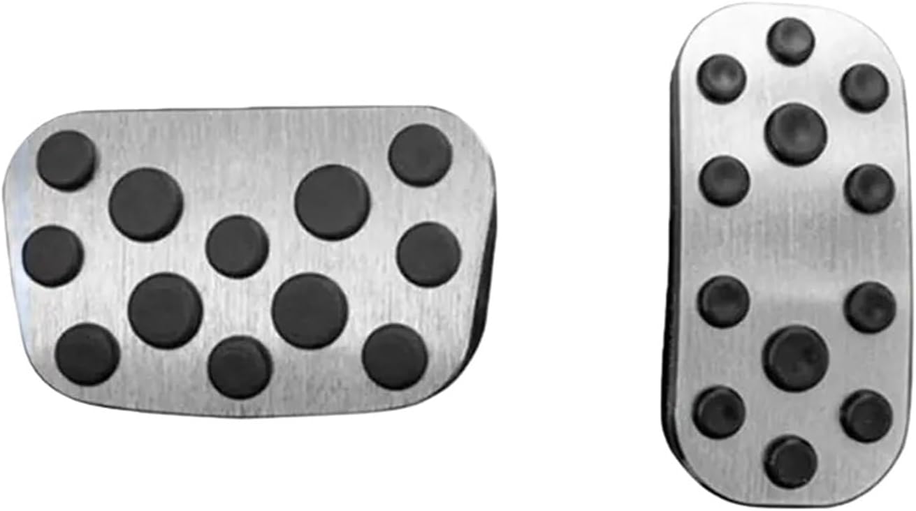 M46K-Aluminum Alloy Car Foot Pedal Pads Accelerator Gas Brake Pedal Cover Compatible With Toyota Land Cruiser 250 Prado LC250 2024
