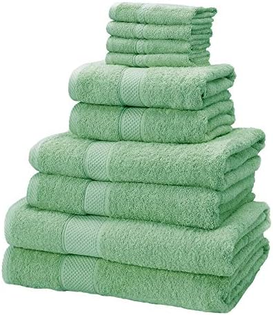 Linens Limited 100% Turkish Cotton 500gsm 10 Piece Towel Bale, Forest Green