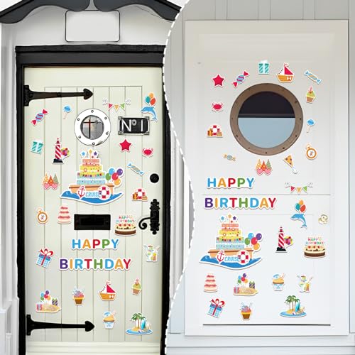 Decoraciones Magnéticas para Puerta Cumpleaños Crucero 27PCS miniatura 6