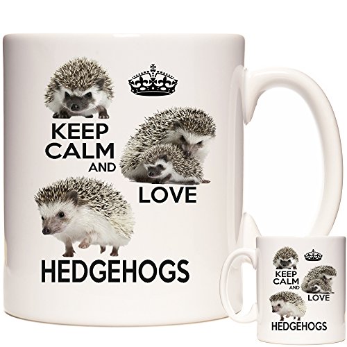 Mug avec inscription « Keep Calm and Love Hedgehog » Cover