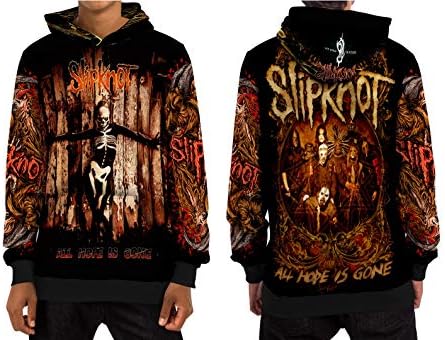Slip-Knot (All Hope is Gone) Hip Metal Rock Band All Over Sublimation Print Apparel