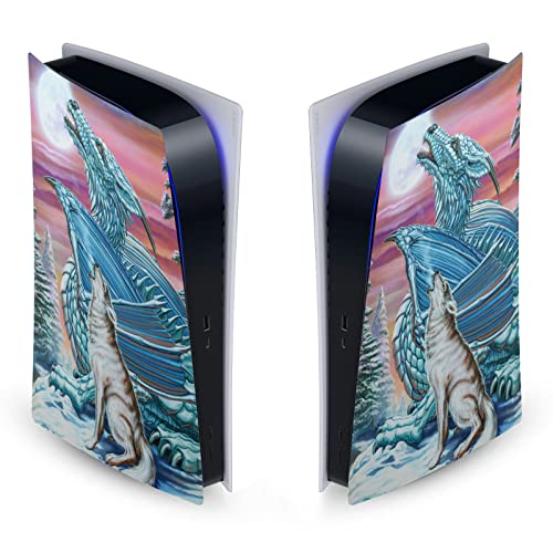 Skin Peau PS5 Digital Edition pour Protéger Console des Rayures Loup