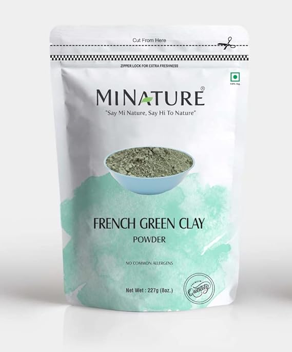 Buy mi nature Montmorillonite French Green Clay Powder For Facial Care