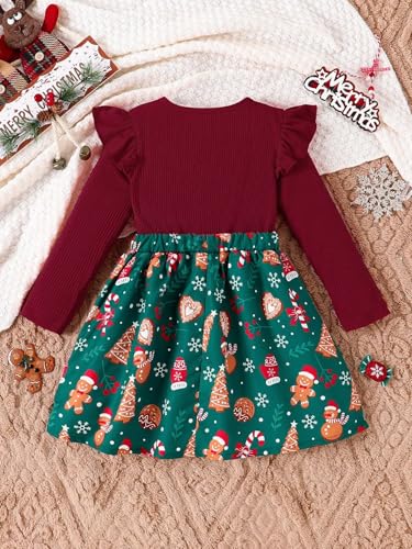 Image of TAGAS Dress for Girls II Baby Girl Dress|| Frock Girls Infants Casual wear for Kids Dresses and Jump Suite Round Neck Full Sleeve Dress for Girls