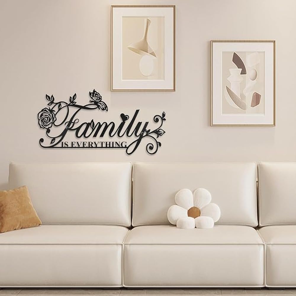 PIXZCSA Rustic Wall Decor Featuring Family Signs Personalizing Photos To Charm In Home Atmosphere And Style Family Wall Decor