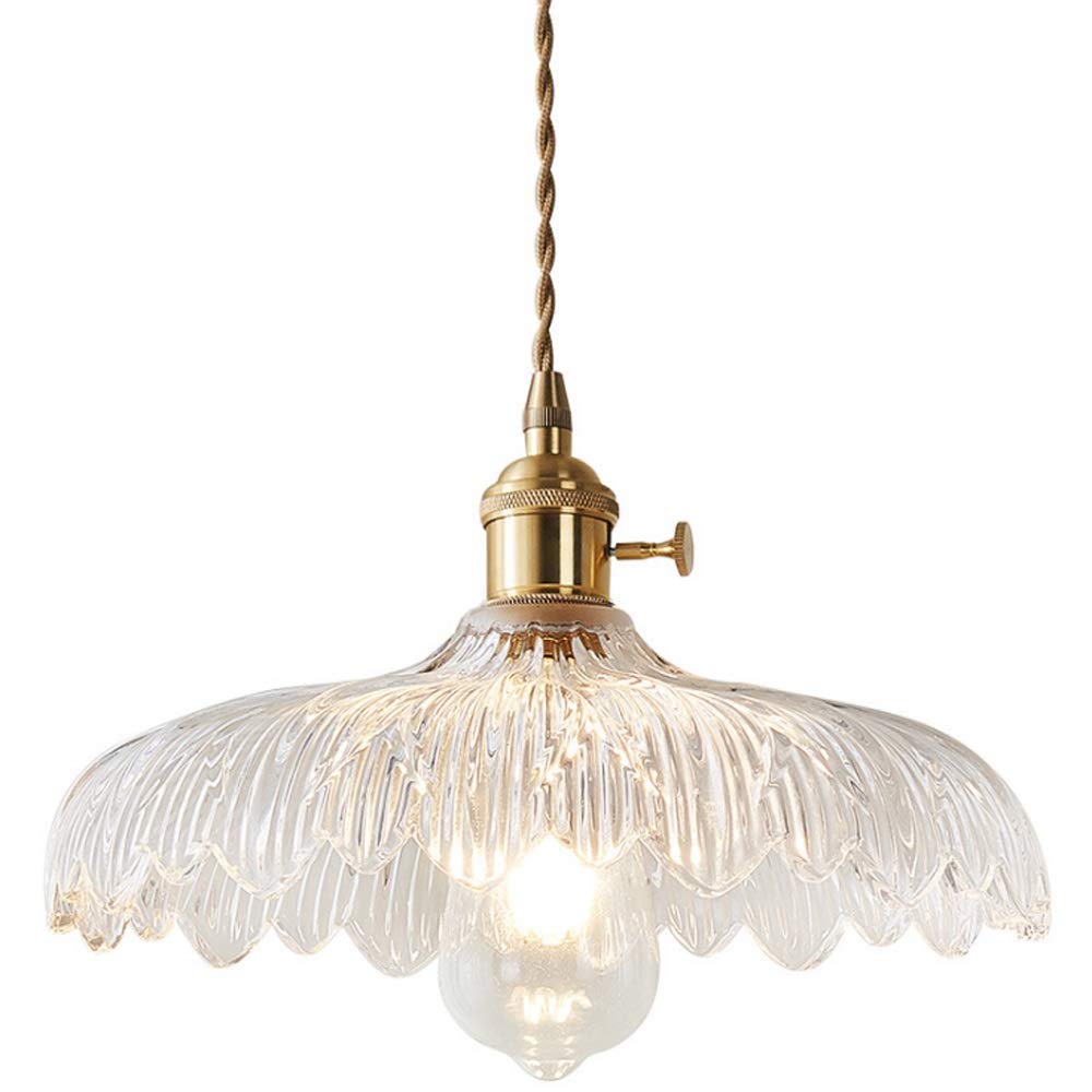Araña vintage de latón y cristal fino artesanía antigua para salón exclusivo