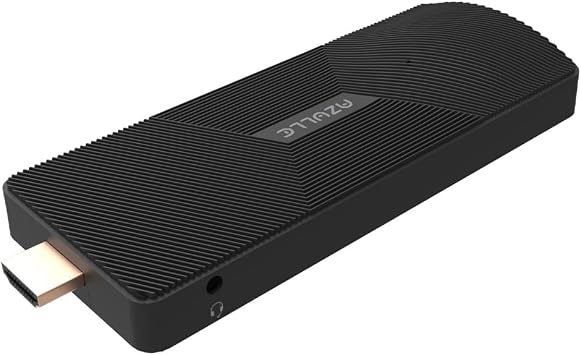Azulle Access ARM Android Mini PC Stick, Fanless HDMI Media Player, Rockchip RK3576 2.2GHz, 4GB RAM 64GB eMMC, Android 14, Digital Signage Player for Kiosk, Display, Streaming
