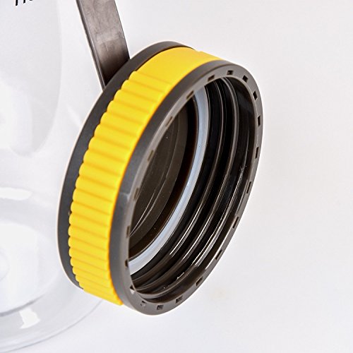 banters 1 Liter Sport- Trinkflasche BPA- frei mit Schraub- Verschluss- Leicht, bruchsicher & dicht-3