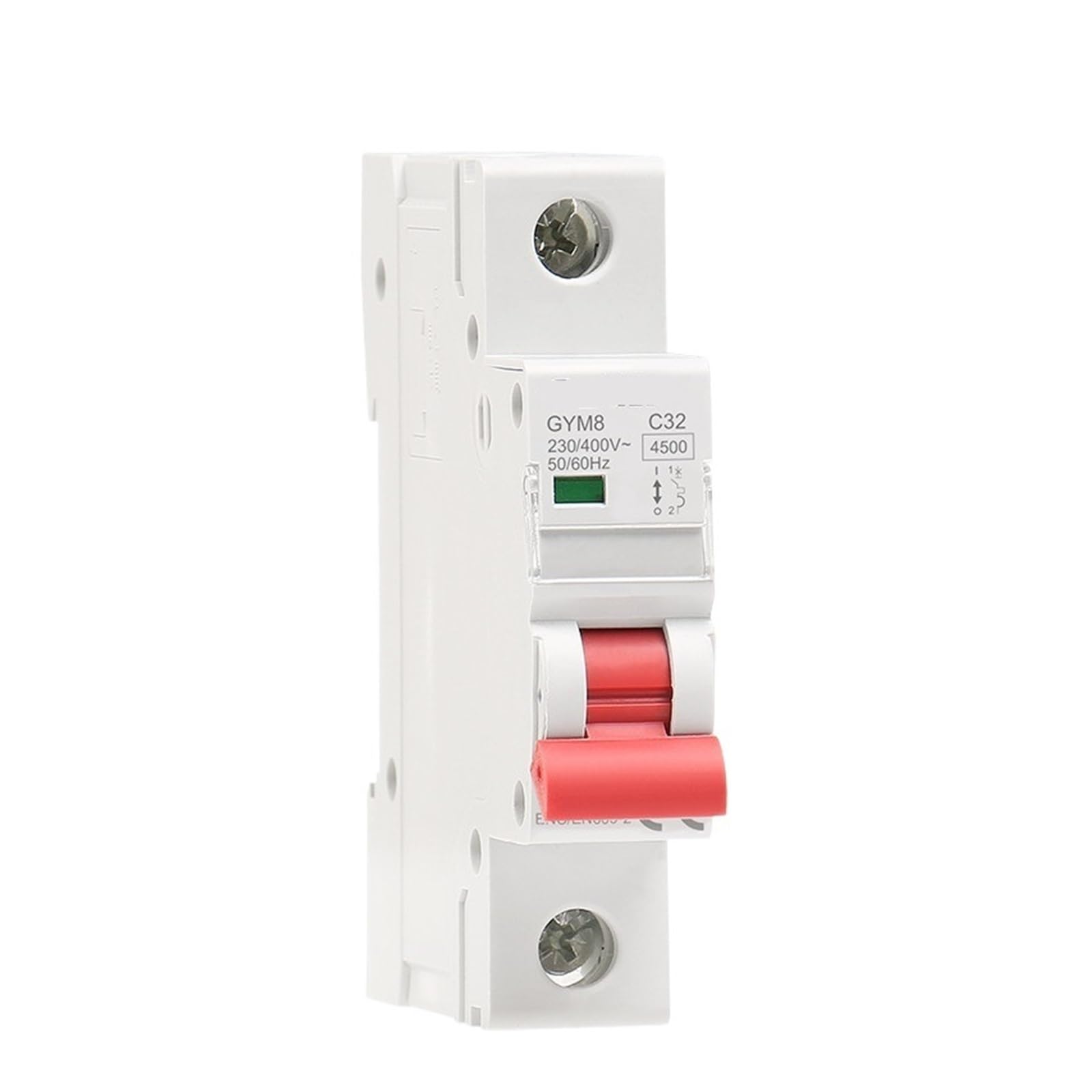 Interruptor mini disyuntor GYM8 1P 16A curva C para tension de 220V/400V 5