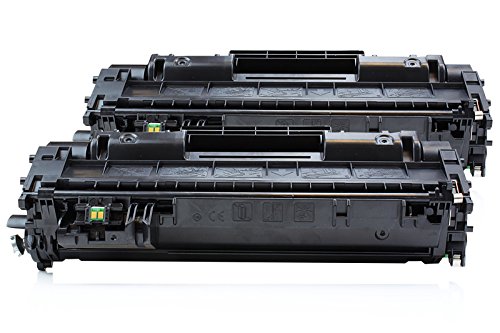 Toner CF280A noir pour imprimante HP LaserJet Pro 400 M401n pack de deux cartouches