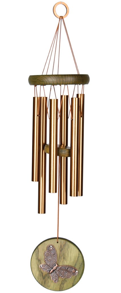 Carillon Woodstock Chimes Papillon Vert au Design Artistique Durable