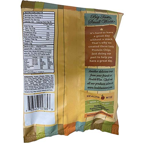 NutriWise - BBQ Crunch Chips | Healthy Delicious Potato Crisps | High Protein, Low Calorie, Low Cholesterol, High Fiber (7 Bags) - Thumbnail 4