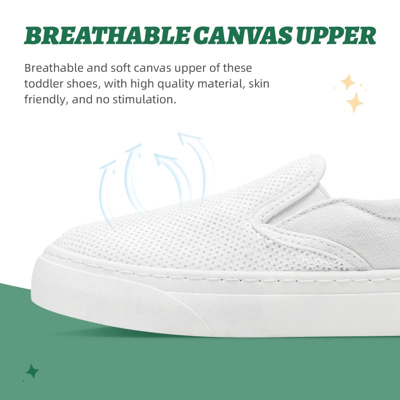 Toddler Girls and Boys Sneakers Canvas Low Top Slip On Casual Sparkle Sequins Walking/Running Shoes4