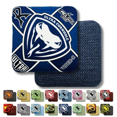 Ultra Cornhole Bags Viper-R Cornhole Bag Set - ACL Approved (Navy)