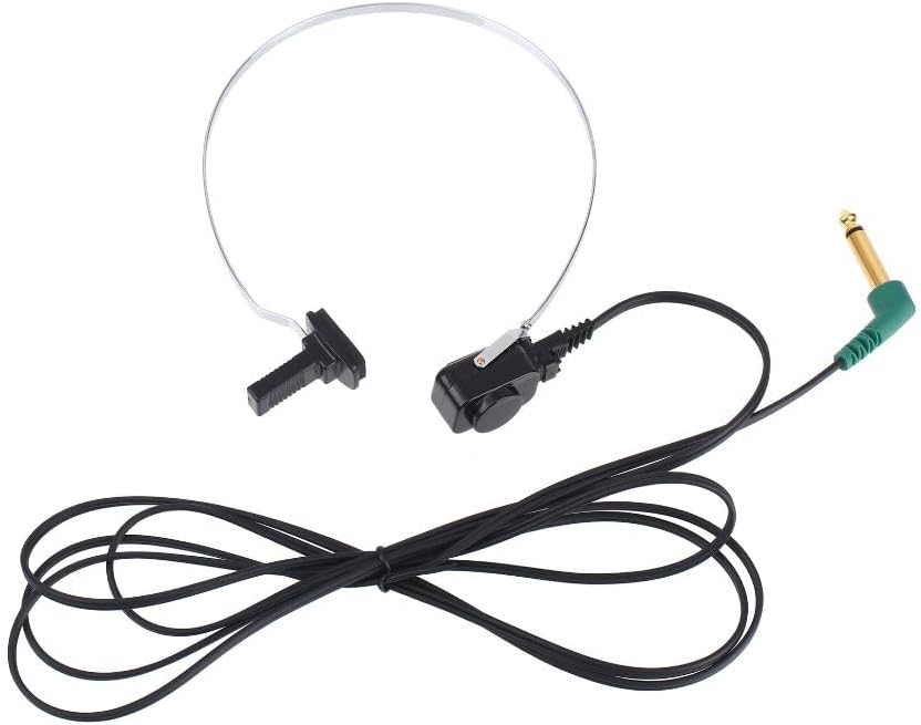 Audiometer Bone Conduction Headphone, Open-Ear Design for Hearing Test, Black
