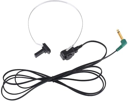 Audiometer Bone Conduction Headphone, Open-Ear Design for Hearing Test, Black