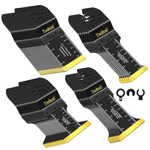 Tooltrail 50-Piece Titanium Oscillating Blades Kit