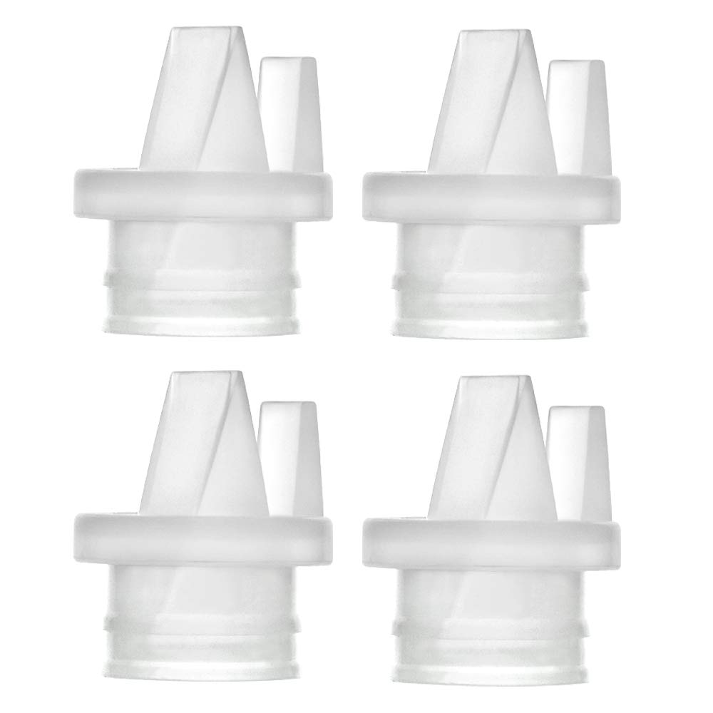 Maymom 2nd Generation Pump Valves with Pull Tab for Spectra S1, S2 and 9 Pumps and Compatible with Avent Comfort Electric Breast Pump; (4 pc)