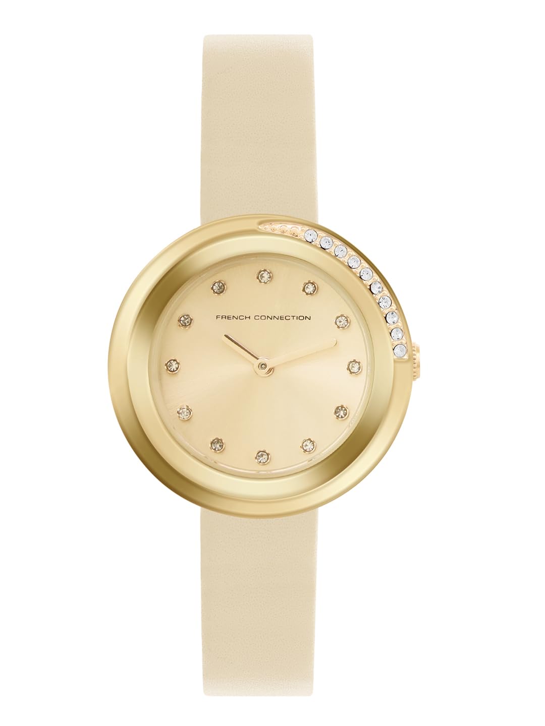 French Connection Analog Beige Dial Women's Watch-FCO1PL