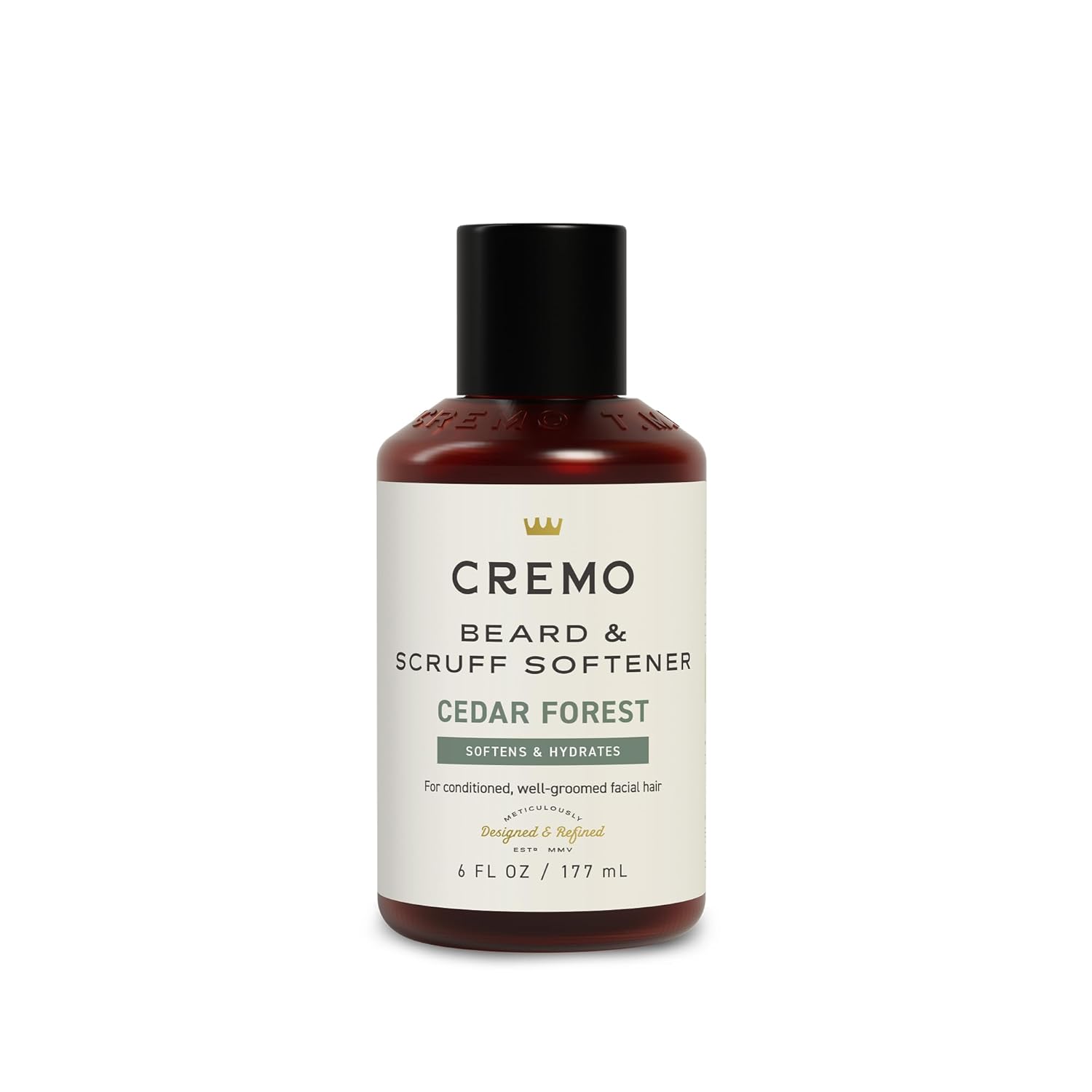 Cremo Cedar Forest Beard & Scruff Softener, Softens and Conditions Coarse Facial Hair of all Lengths in Just 30 Seconds, 6 Fluid Ounce Cremo Cedar Forest Beard & Scruff Softener, Softens and Conditions Coarse Facial Hair of all Lengths in Just 30 Seconds, 6 Fluid Ounce
