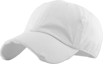 KBETHOS Vintage Washed Distressed Cotton Dad Hat Baseball Cap Adjustable Polo Trucker Unisex Style Headwear