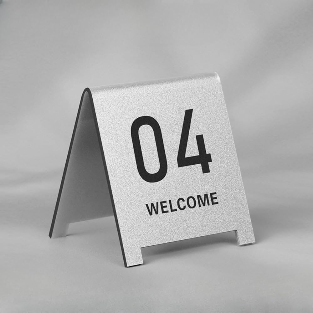 Amazon | Rcuihak 10枚飲食店 カフェ 会議 講座 座席札 番号札 卓上札