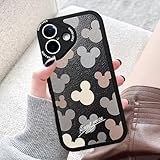 ディズニー iPhone16 用 ケース ミッキーマウス スマホケース アイフォン16 カバー TPUバンパー レンズ保護 ワイヤレス充電対応 指紋防止 黄変防止 衝撃吸収保護【全機種対応】おしゃれ かわいい iPhone16 用 カバー