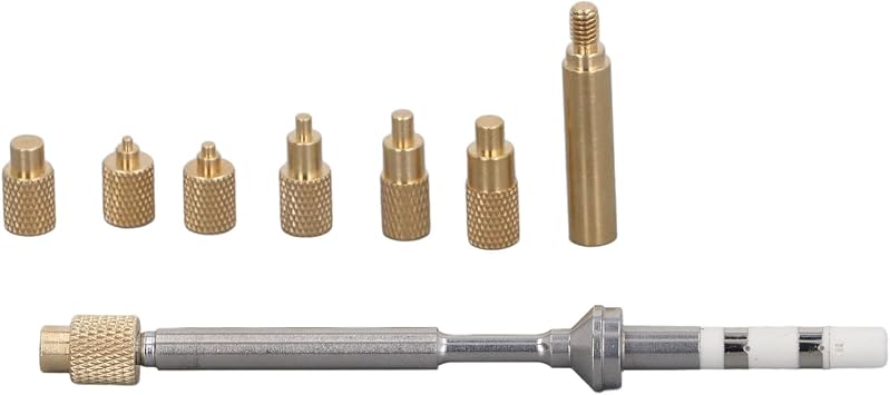TS100 TS101 Soldering Iron Tips, M2 M2.5 M3 M4 M5 M6 M7 M8 Heat Set Insert Tips, Brass Material, Easy to Replace, for 3D Printer Accessories