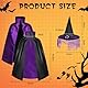 AYBUY Zauberer Kostüm Kinder, Kinder Halloween Kostüm, Zauberer Umhang mit Hut, Kinderkostüm Hexenhut Faschingskostüm für Karneval Fasching Maskerade Hexennacht Cosplay Junge Mädchen