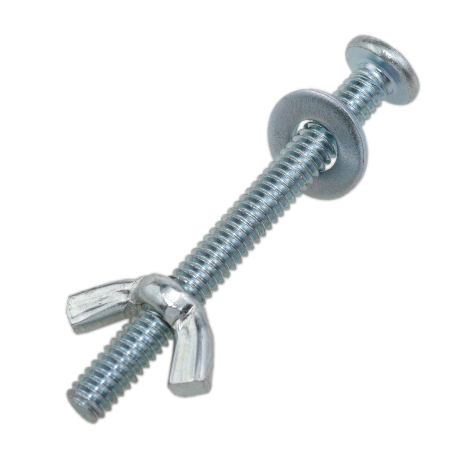 yukata 8 Sets 1/4-20 x 2-1/2 Inch Wing Nuts and Bolts with Washers
