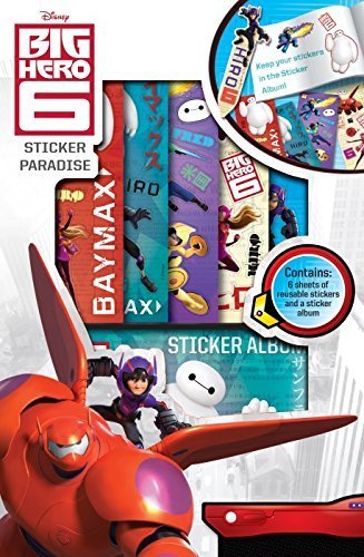 Disney Big Hero 6 Paradise Sticker, Plastic, Multi-Colour