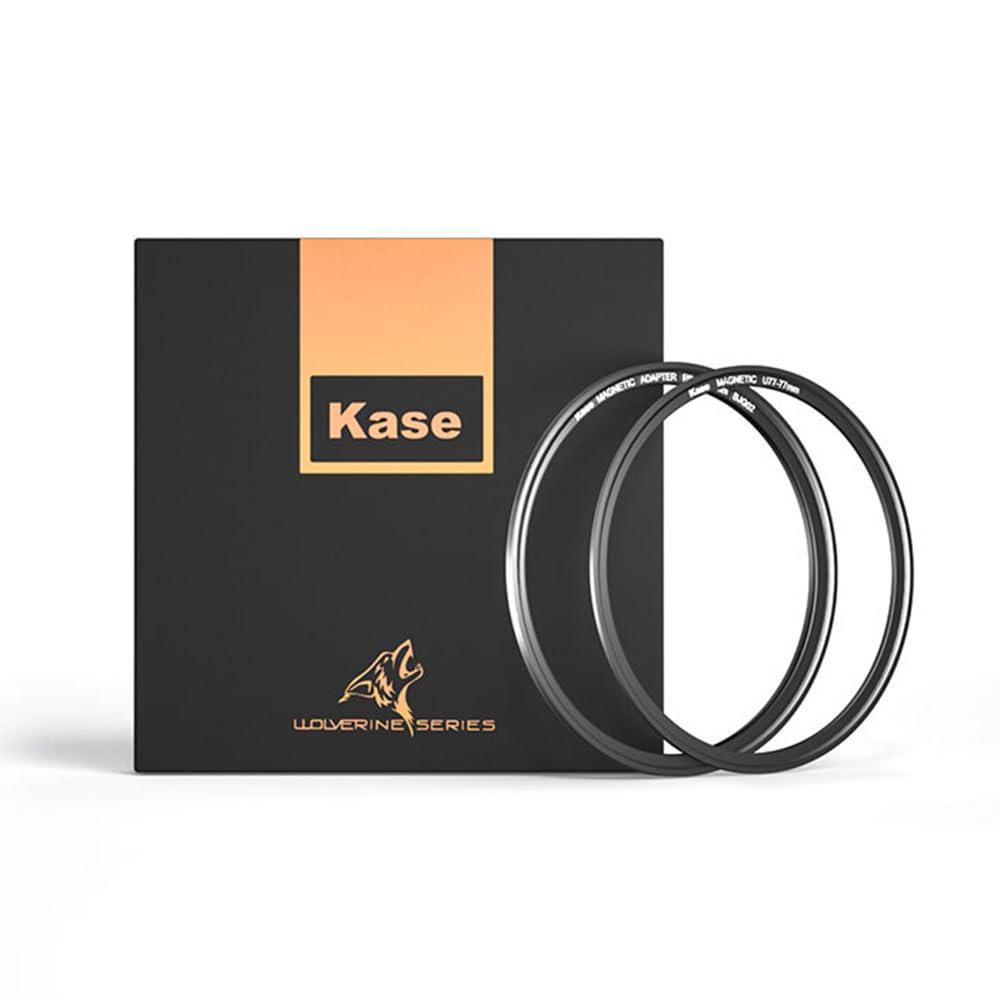 Kase Wolverine Magnetic Adapter Ring Kit - 95mm Ring Adapter for Filter and 95mm Ring Adapter for Lens (Convert Thread Filter to Magnetic Filter)