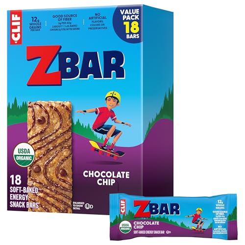 Zbar - Chocolate Chip - Soft-Baked Energy Snack Bars -...