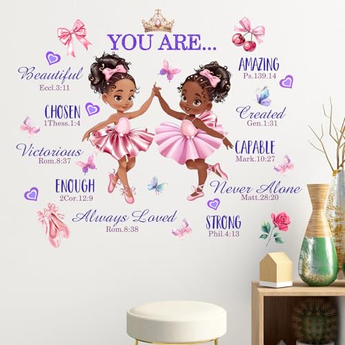Vinilos Decorativos Ballet Niñas Mfault 35x12 in 2 Piezas miniatura 4